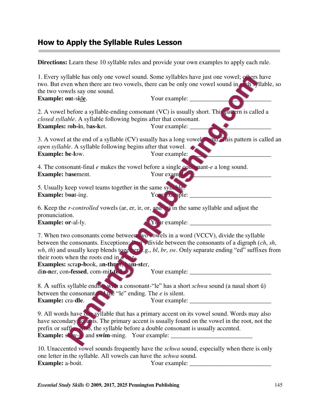Sample page 7 from Essential Study Skills (What Every Student Should Know)