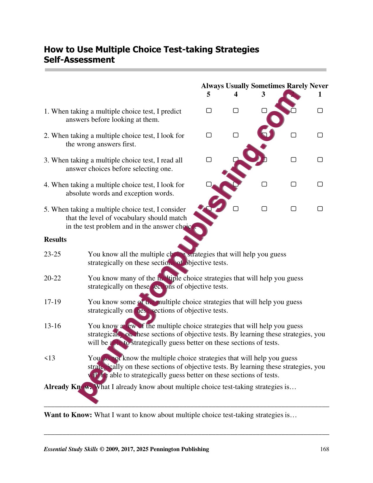 Sample page 8 from Essential Study Skills (What Every Student Should Know)