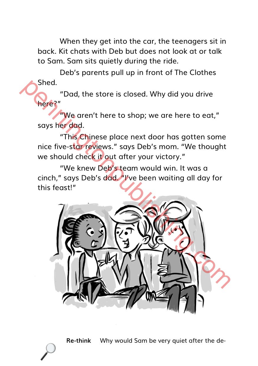 Sample page 6 from Sam and Friends Phonics Books