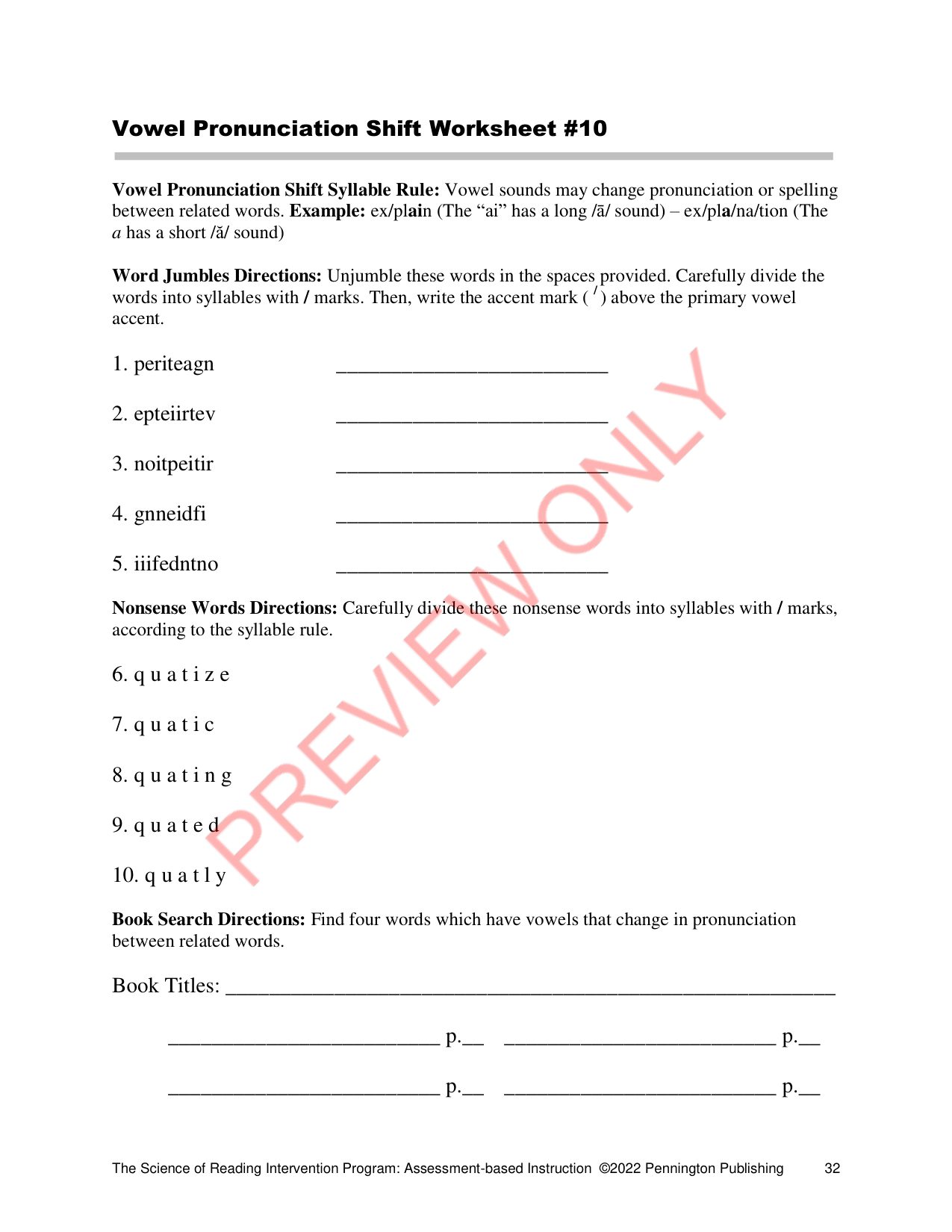 Sample page 5 from Syllables and Morphology