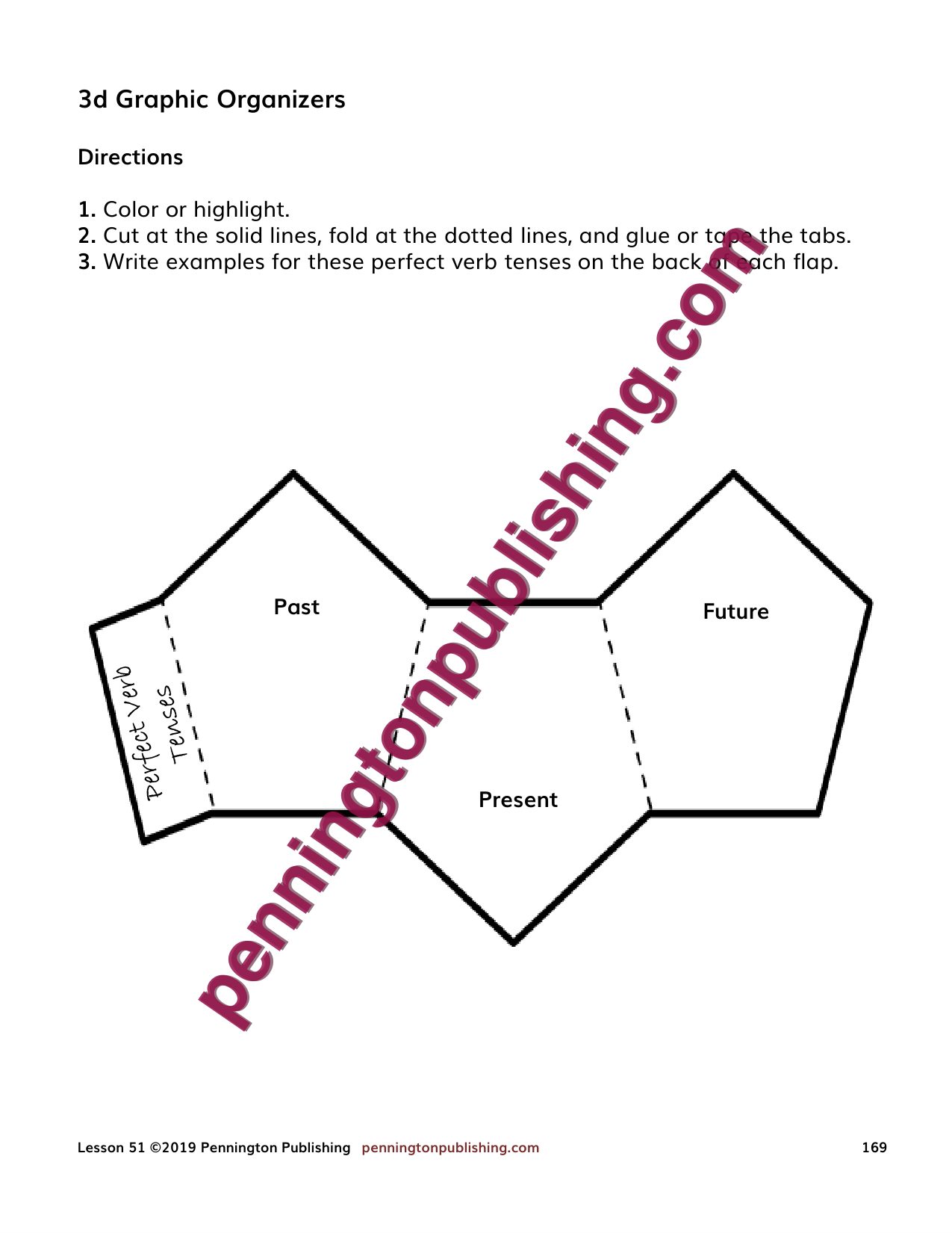 Sample page 3 from Grammar, Usage, and Mechanics Interactive Notebook Grades 4-8