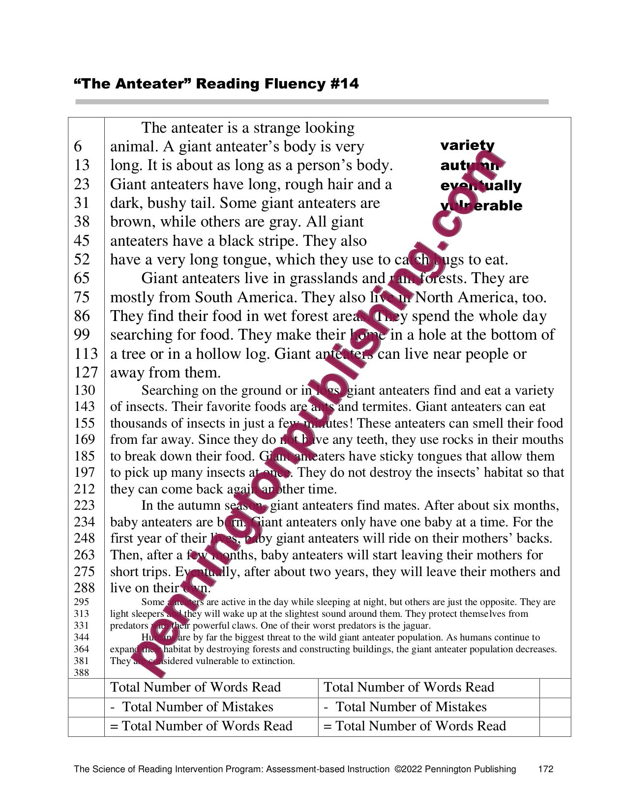 Sample page 3 from The Science of Reading Intervention Program: Tier 2 and 3 Assessment-Based Lessons and Worksheets