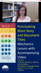 Punctuating Short Story and Document Titles