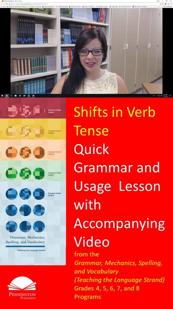 Shifts In Verb Tense Pennington Publishing Blog