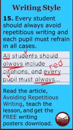 How to Avoid Repetitious Writing