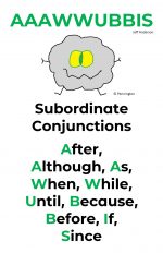 Subordinating Conjunctions AAAWWUBBIS