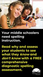 Teach Spelling to Middle School