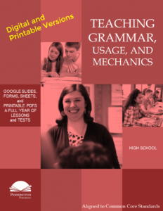 Teaching Grammar, Usage, and Mechanics Printable and Digital Programs