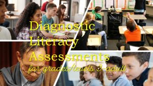 Diagnostic Literacy Assessments Grades/Levels 3-Adult