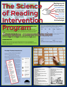 The Upper Strand: Language Comprehension